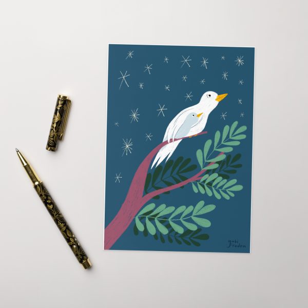 Peace Birds Greeting Card (Blank Inside)